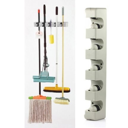 Kitchen Organizer Wall Mounted 5 Position Storage Holder
