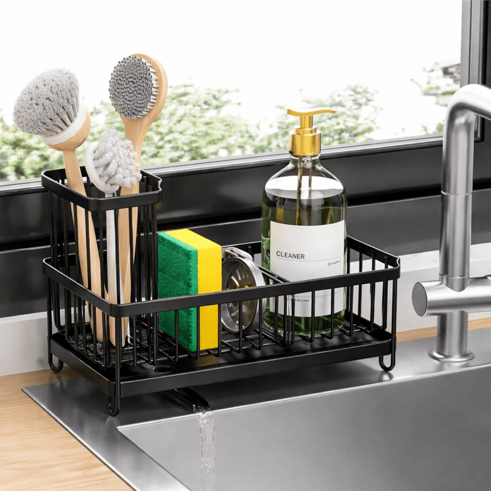 Sink Caddy Stainless Steel Kitchen Organizer